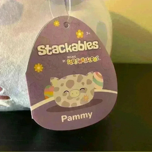 Squishmallows Stackables Pammy Pig - Picture 2 of 4